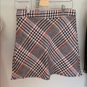 Mini tweed skirt